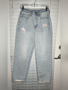 American Eagle Outfitters Women's Jeans Light Blue Size 6 100% Cotton High Rise